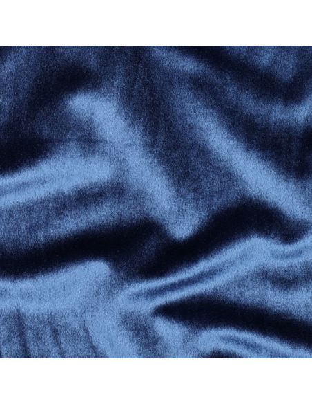 Tissu velours luxe d'ameublement - Bleu marine