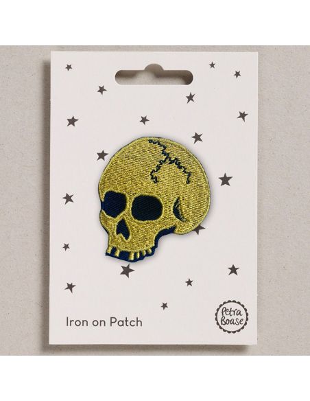 Patch thermocollant - Crâne doré