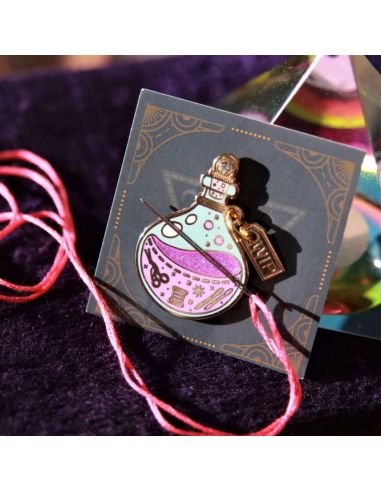 Porte-aiguilles aimanté - Potion magique violette