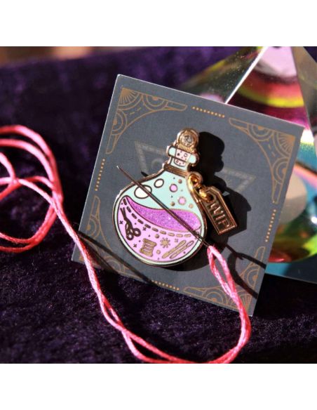 Porte-aiguilles aimanté - Potion magique violette