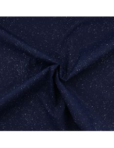 Tissu toile imperméable pour ciré - Batique bleu