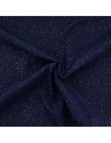 Tissu toile imperméable pour ciré - Batique bleu
