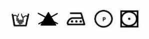 Pictogrammes d’entretien
