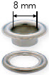 oeillet 8 mm